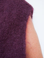 Alba Mohair Tank Plum