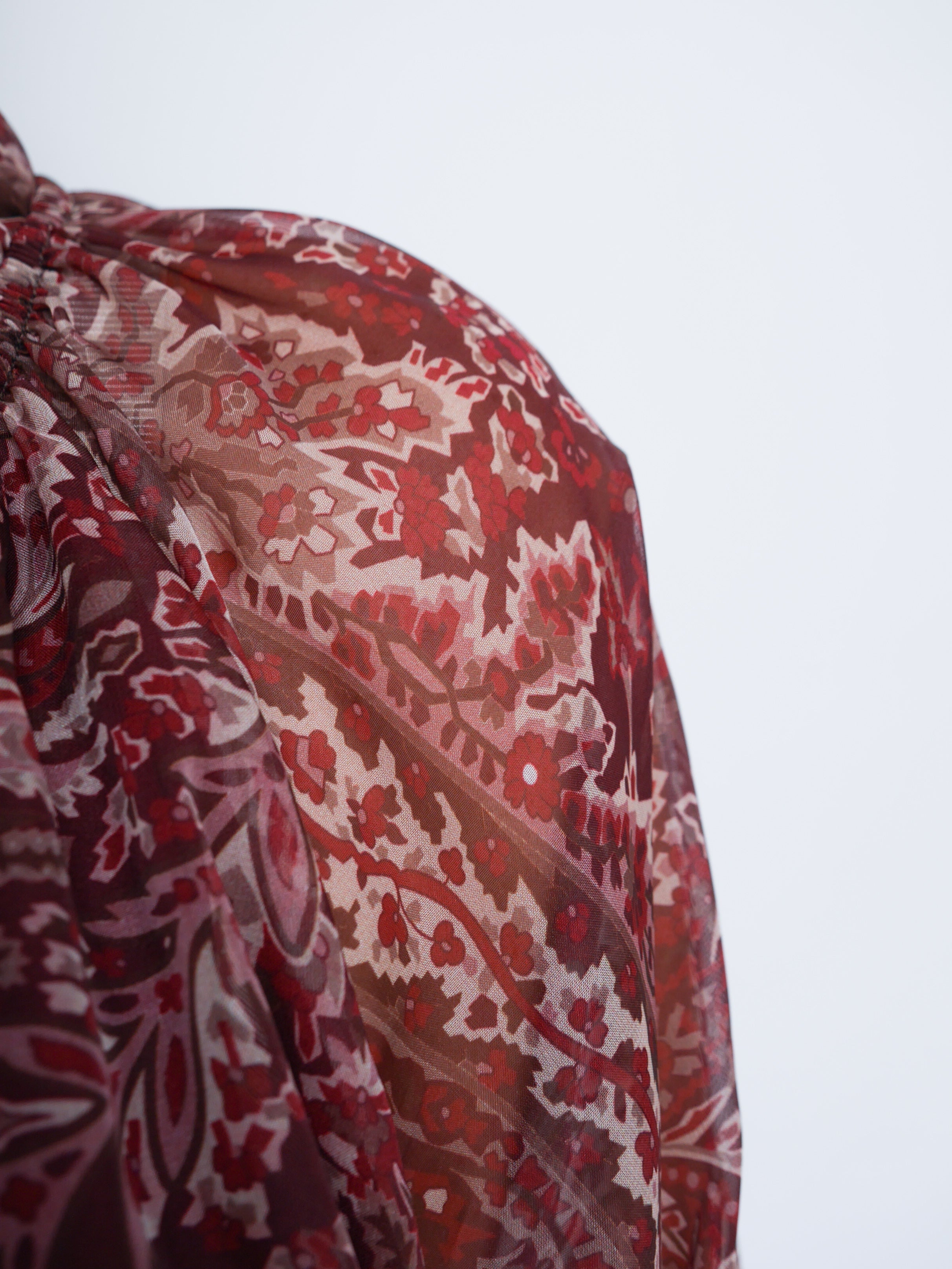 Anais Blouse Berry Paisley