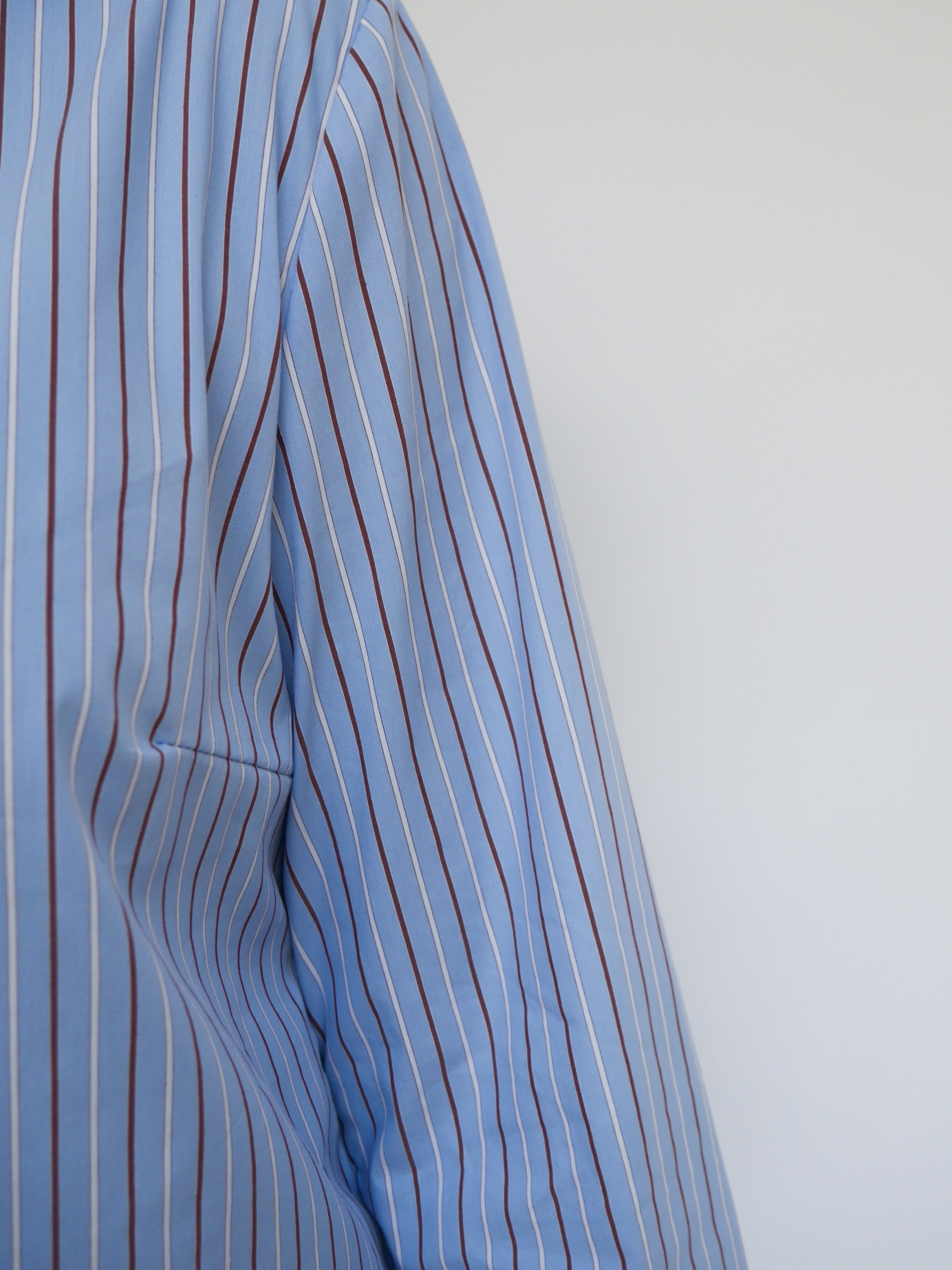 Harper Stripe Shirt Blue & Brown