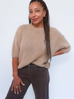 Abi Knit Mohair Camel
