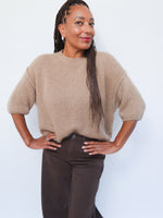 Abi Knit Mohair Camel
