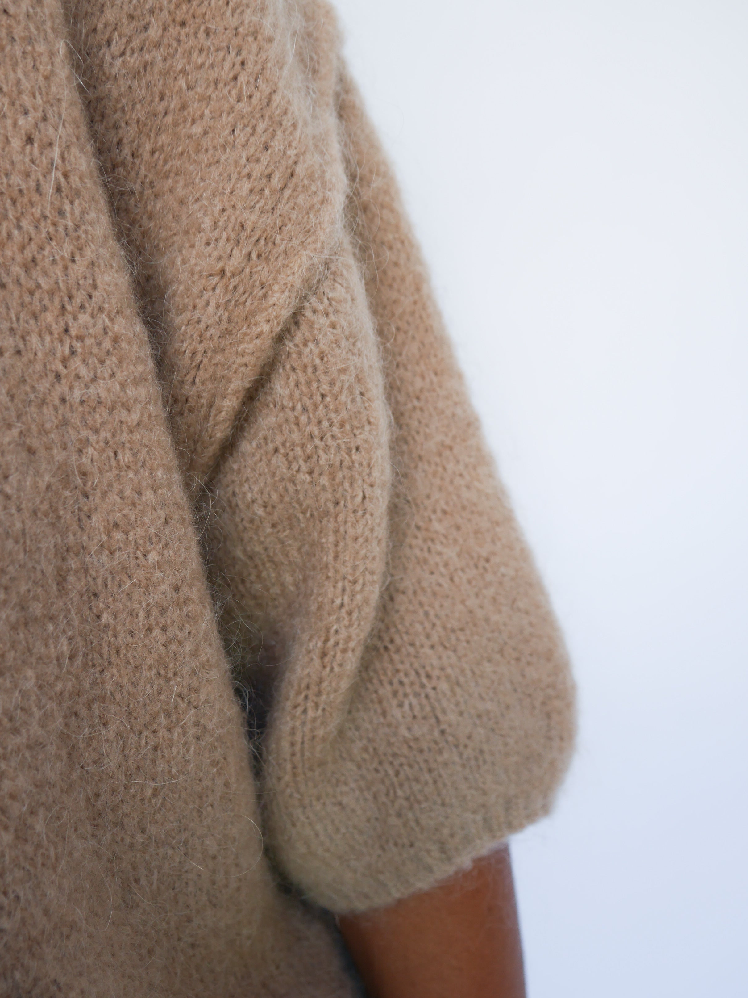 Abi Knit Mohair Camel