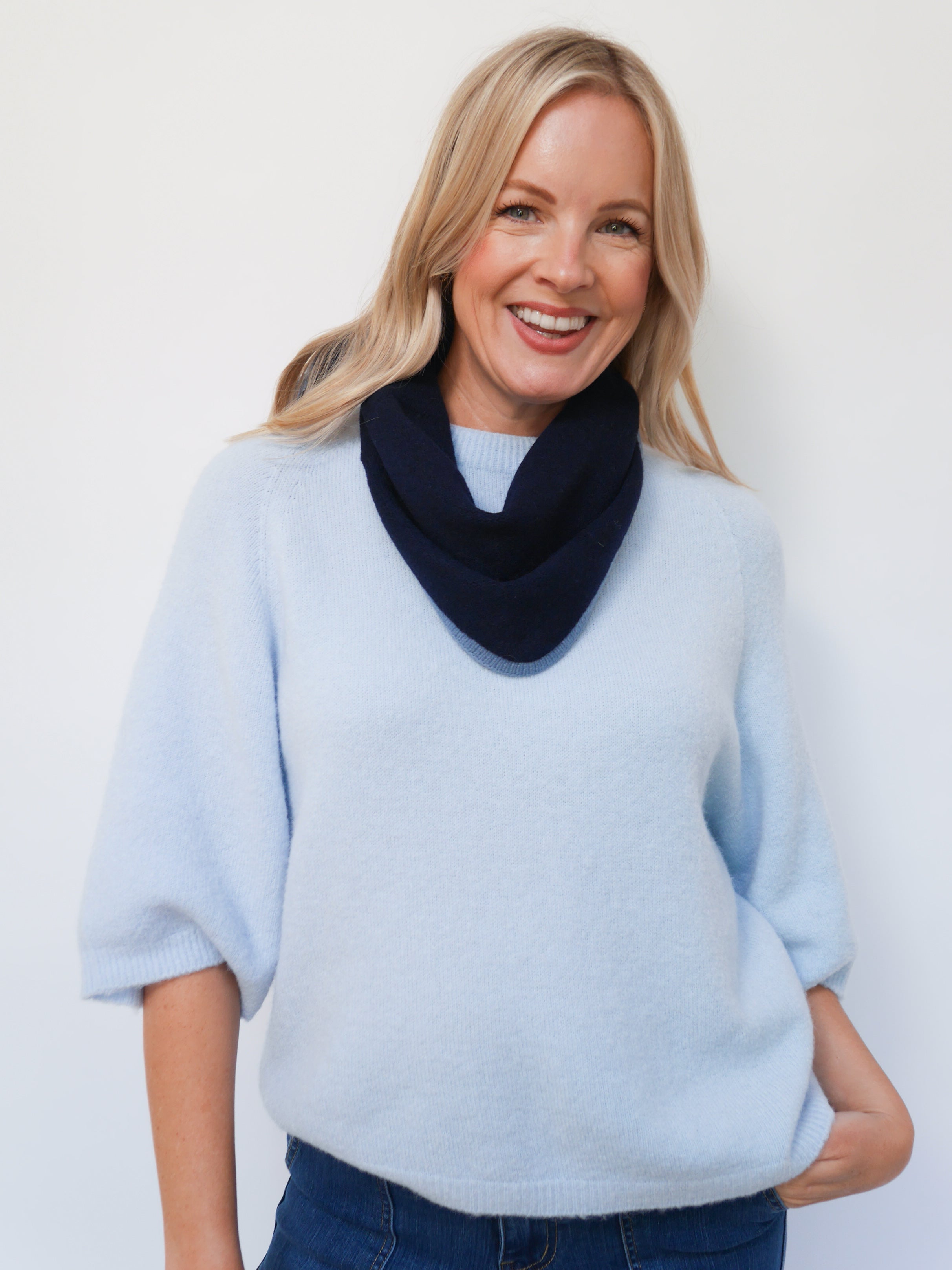 Millie Knit Baby Blue
