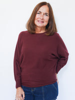 Jasmine Knit Bordo