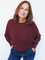 Jasmine Knit Bordo