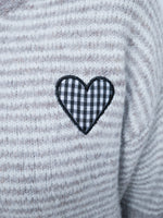 Jess Knit Oatmeal Stripe