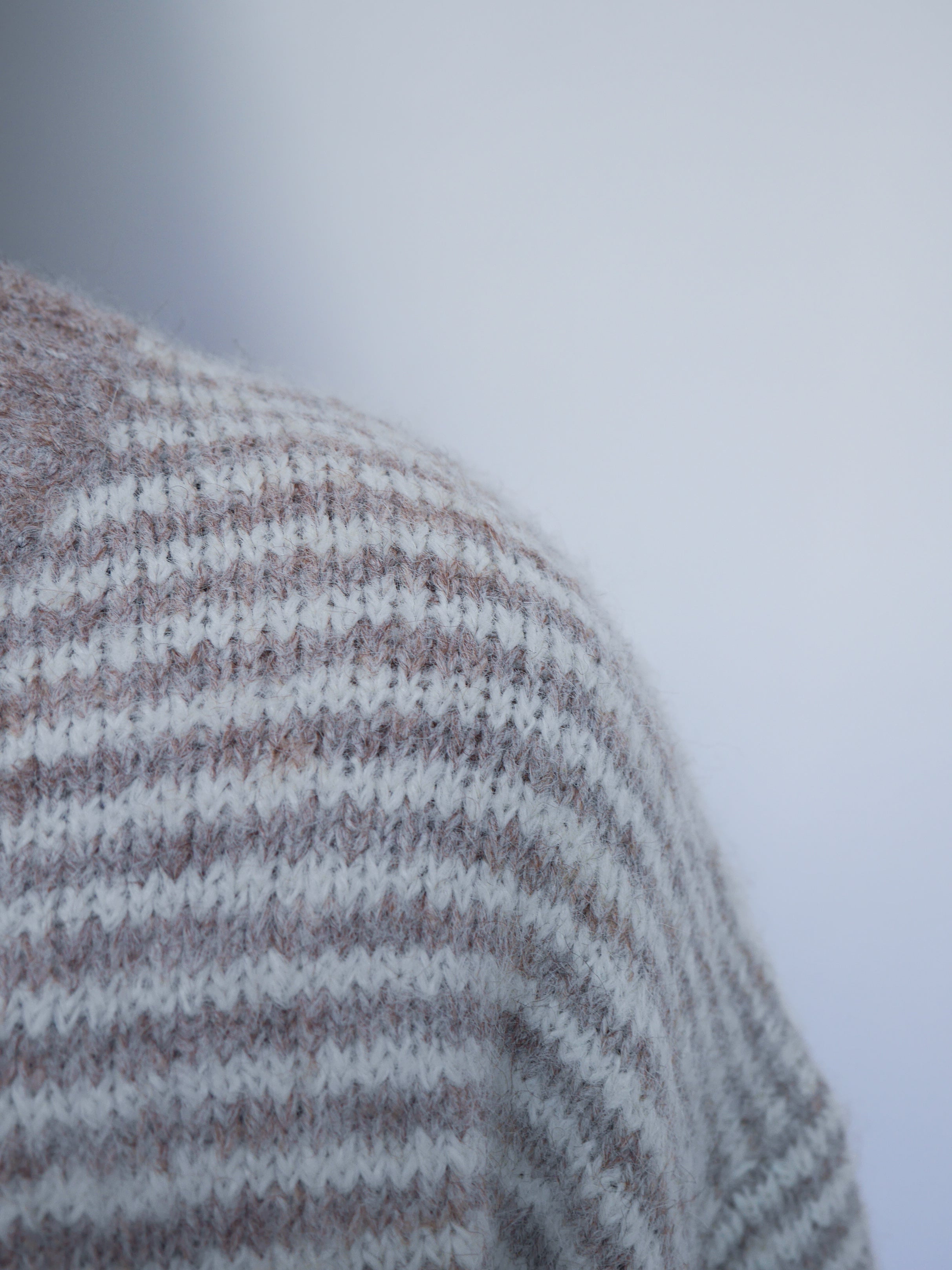 Jess Knit Oatmeal Stripe