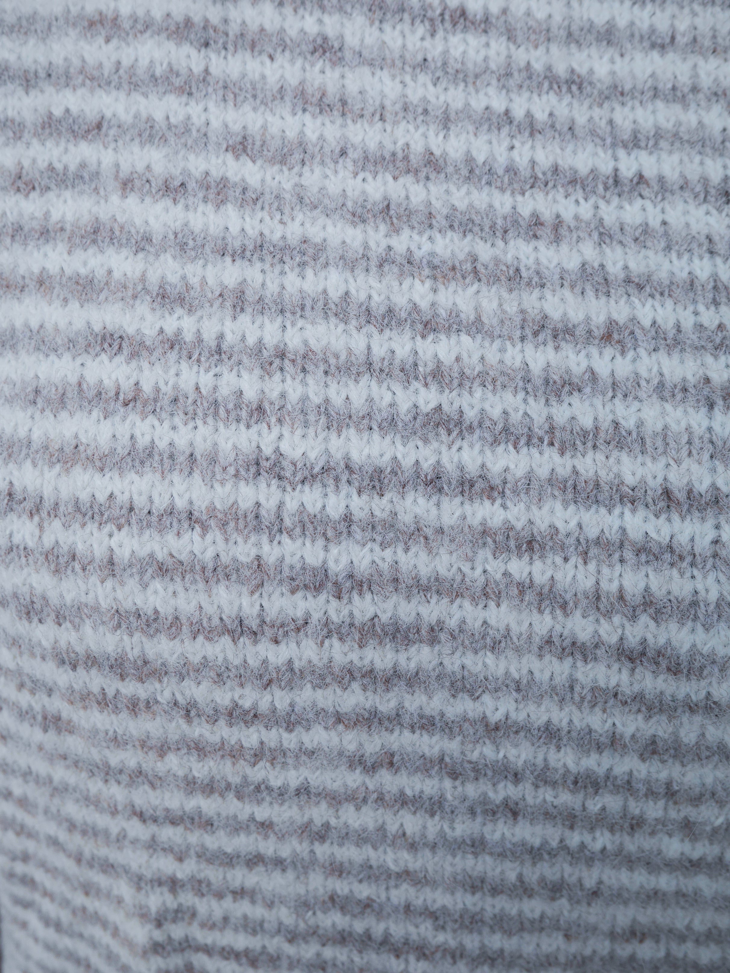 Jess Knit Oatmeal Stripe