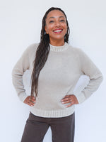 Jess Knit Oatmeal Stripe