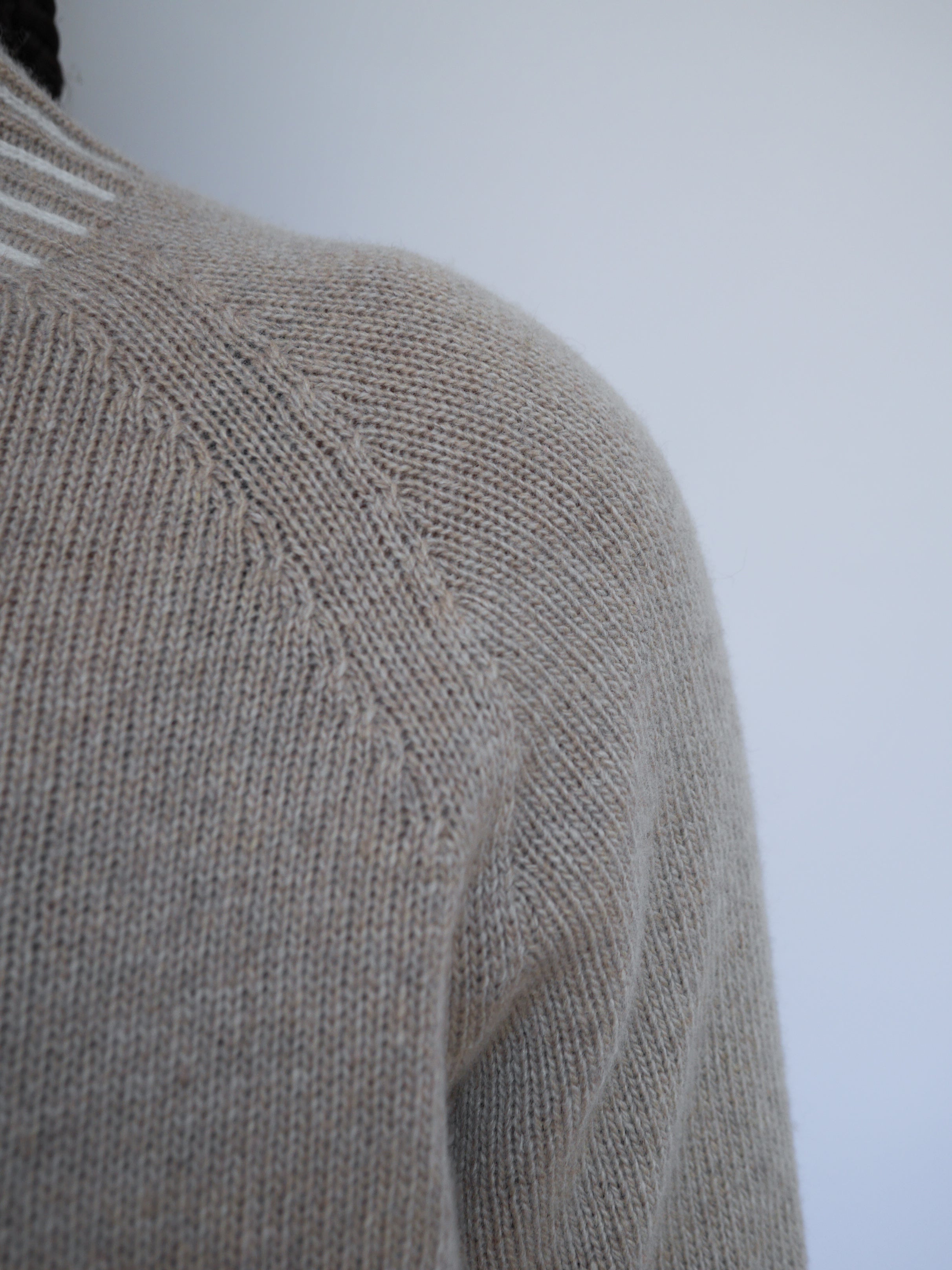 Cashmere Stitch Jumper Stone