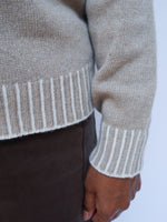 Cashmere Stitch Jumper Stone