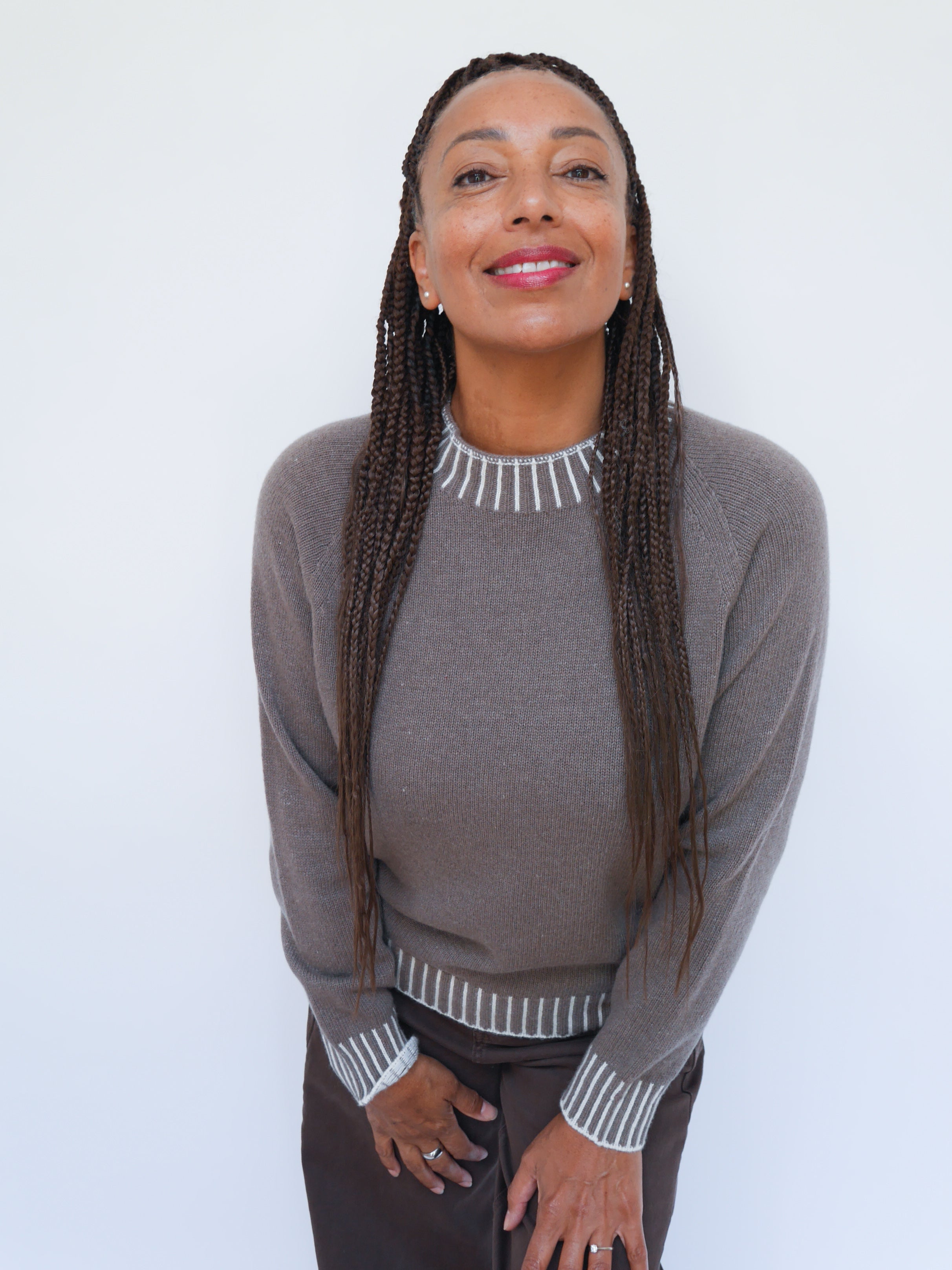 Cashmere Stitch Jumper Mocha