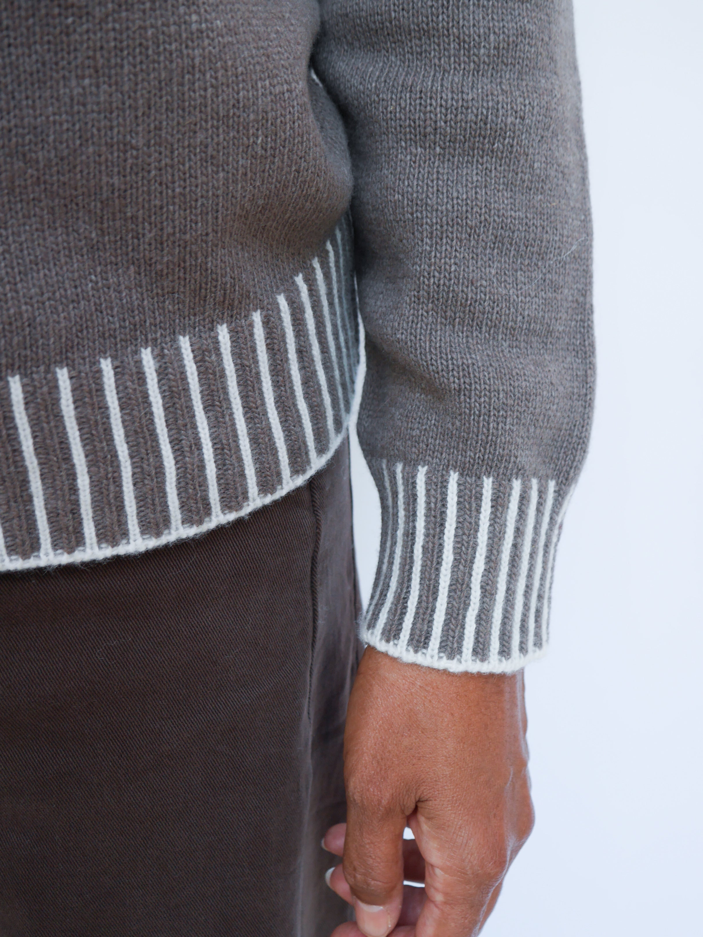 Cashmere Stitch Jumper Mocha