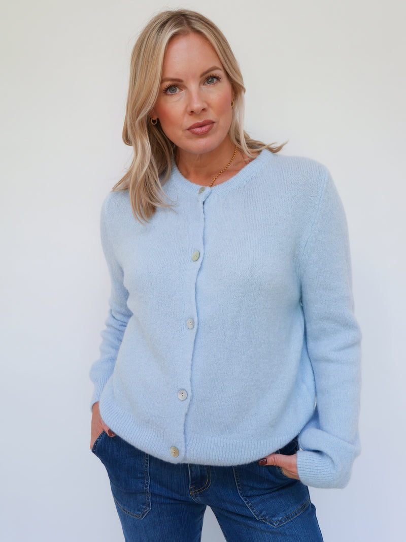 Claudia Cardigan Baby Blue