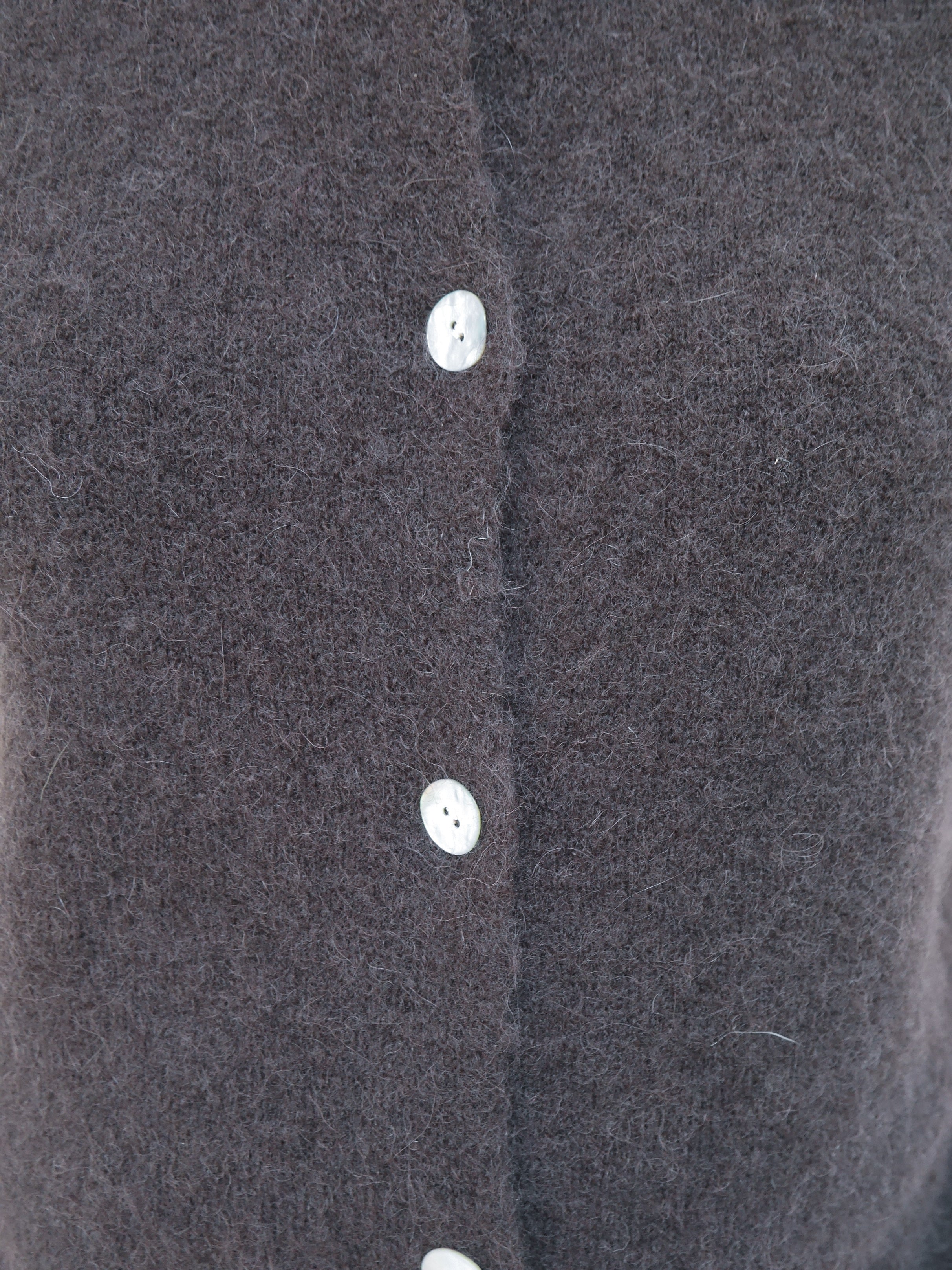 Jemma Alpaca Cardigan Chocolate