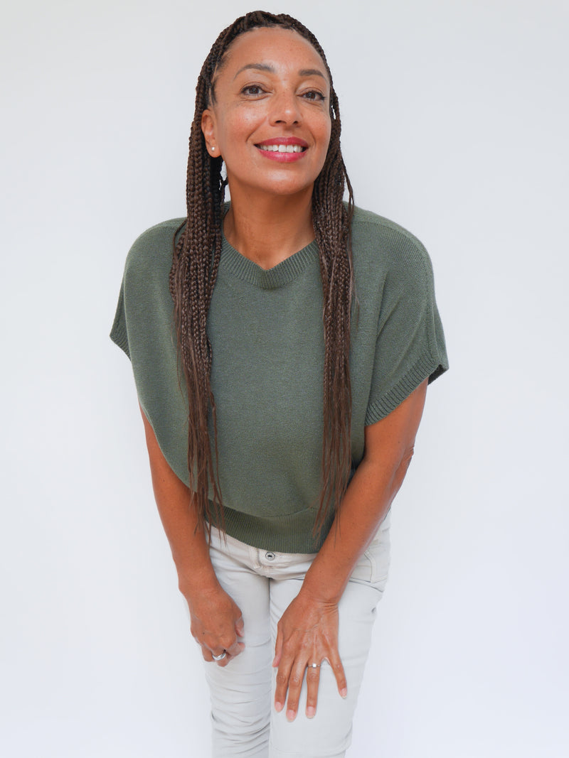 Donna Tank Khaki