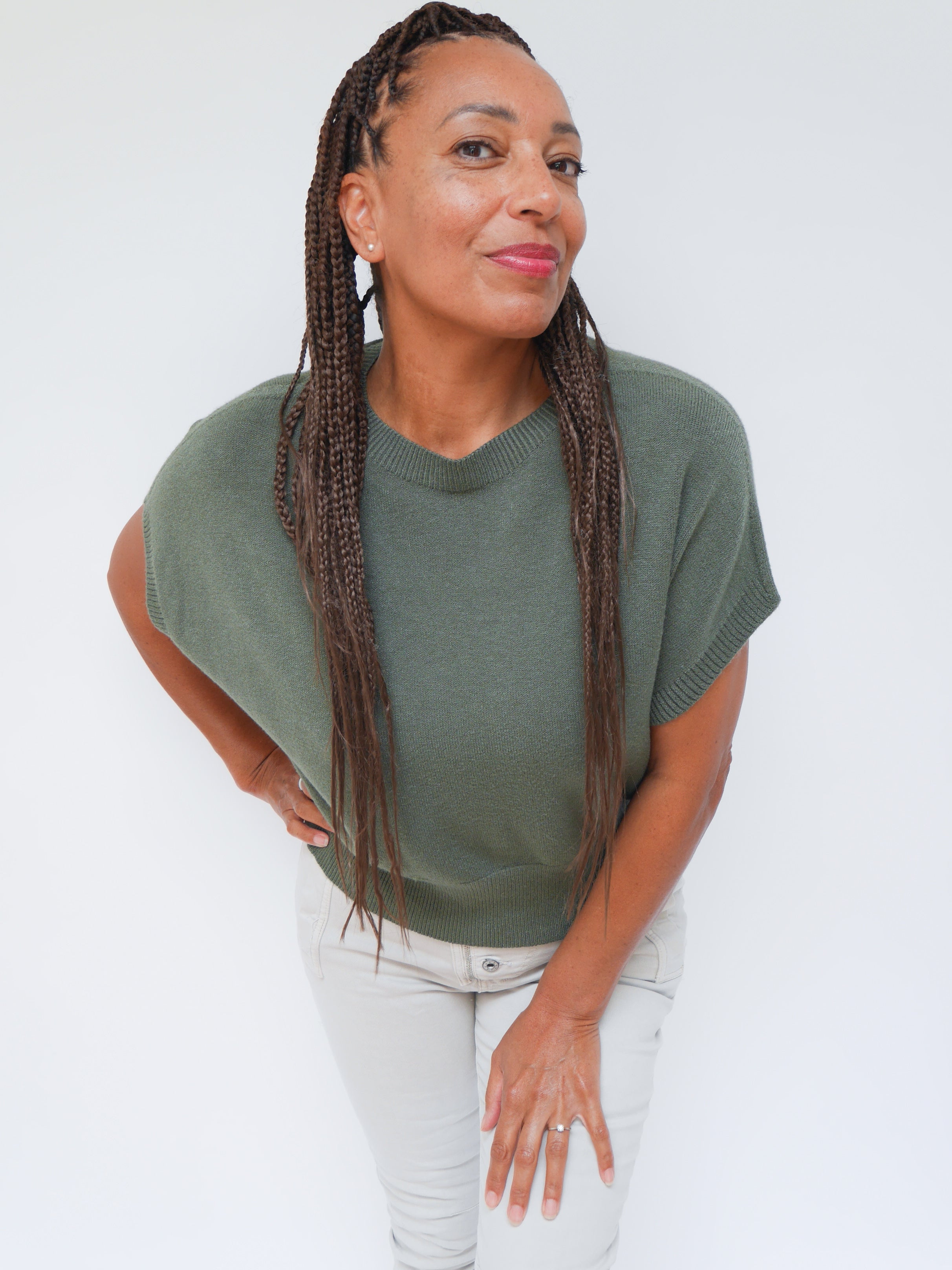 Donna Tank Khaki