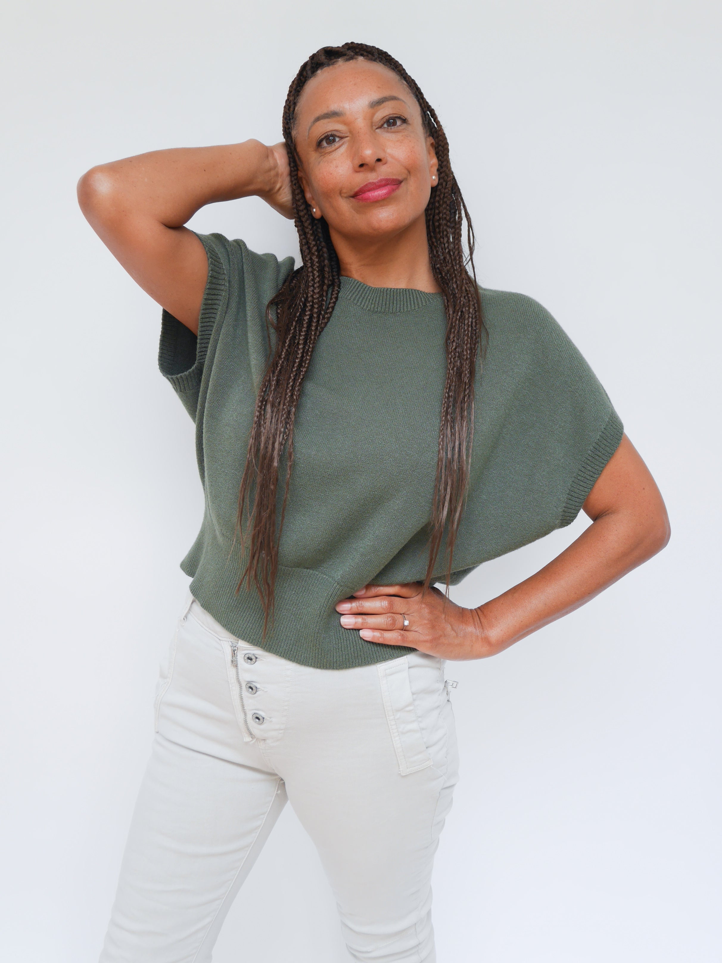 Donna Tank Khaki
