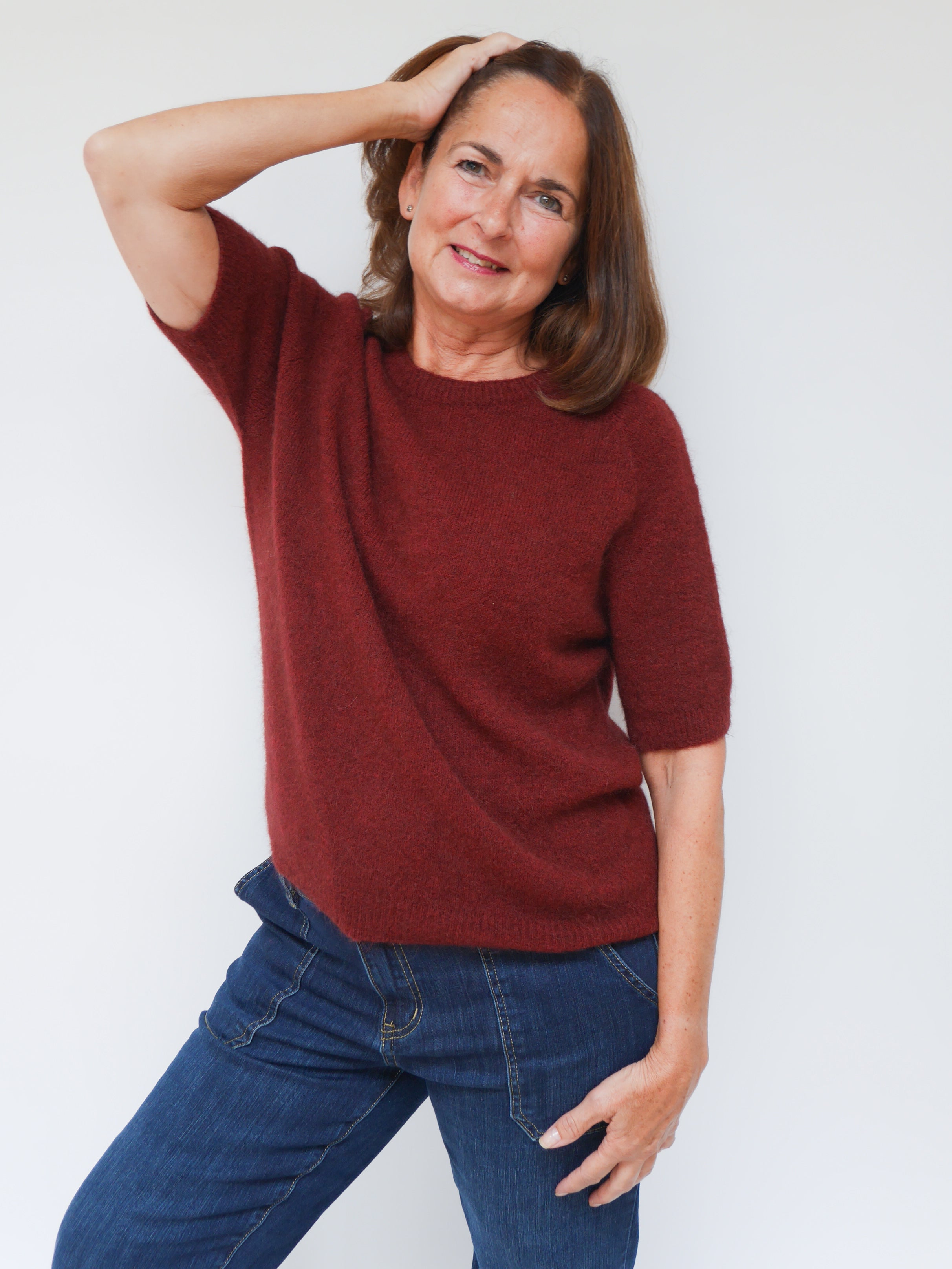 Nina Knit Bordo