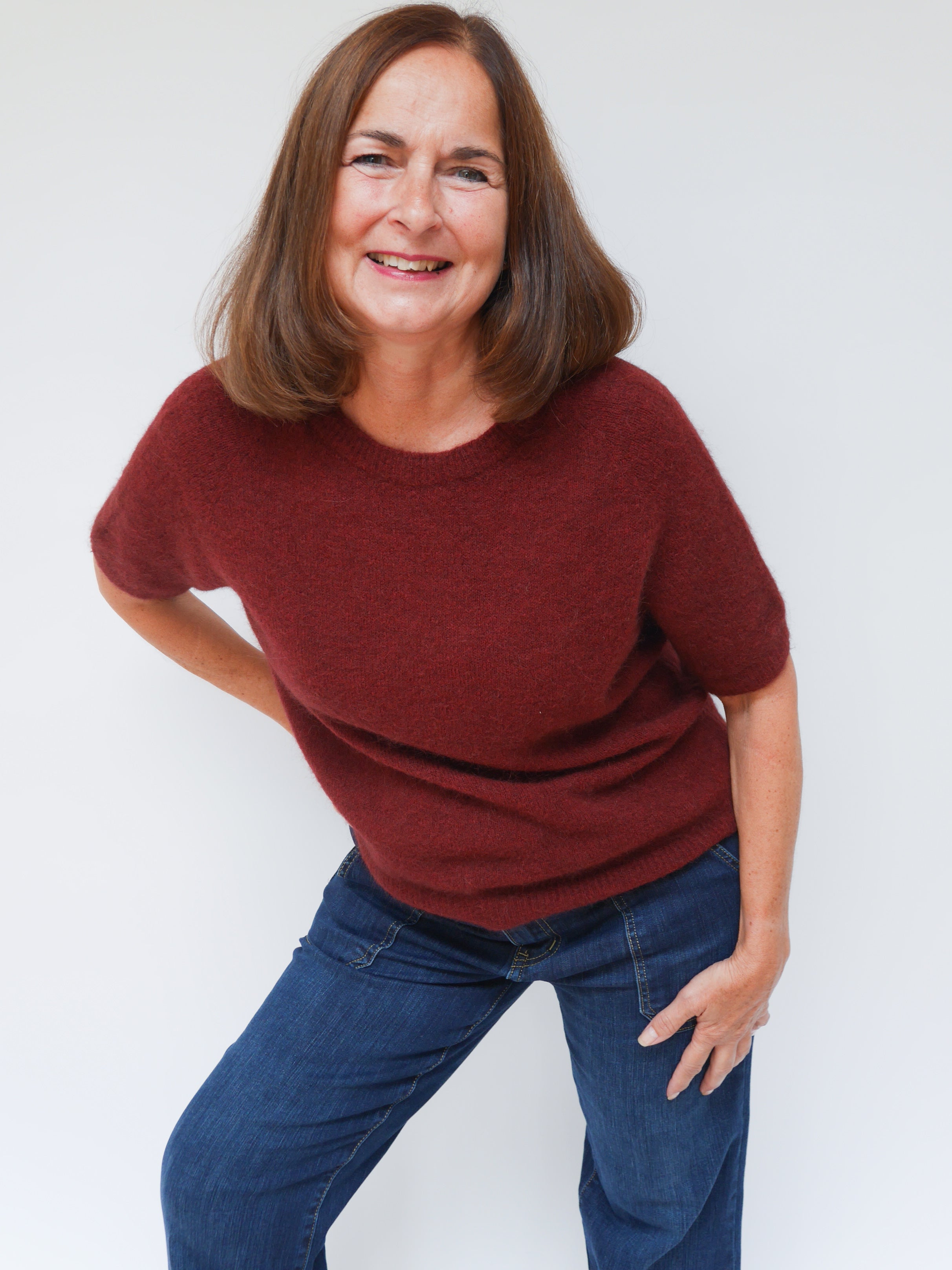 Nina Knit Bordo