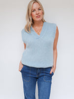 Alba Mohair Tank Baby Blue