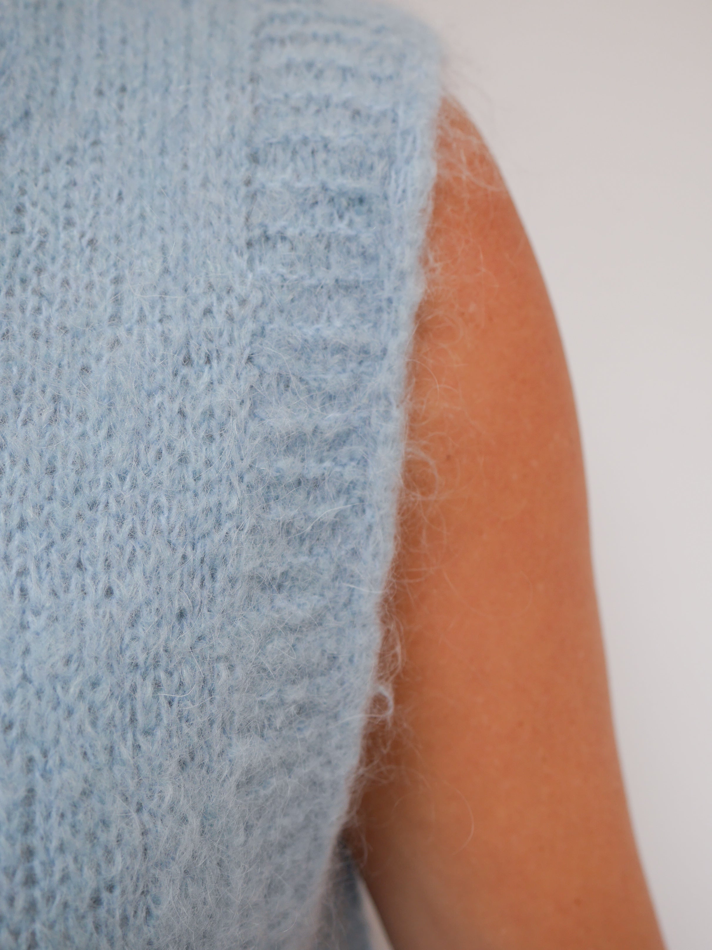 Alba Mohair Tank Baby Blue