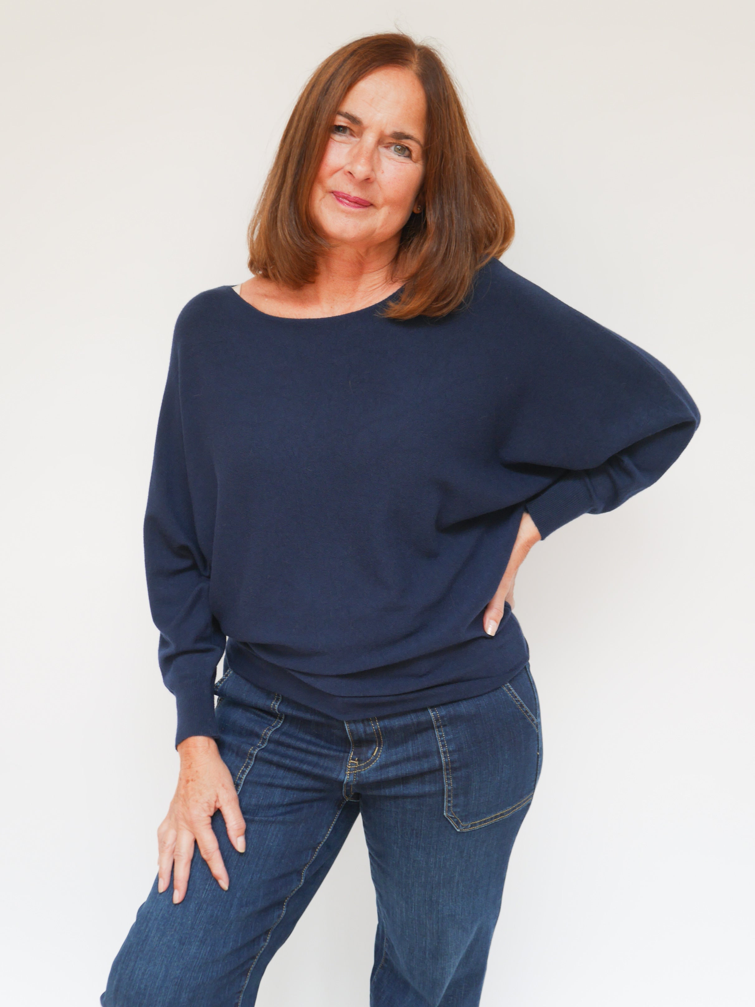 Jasmine Knit Navy