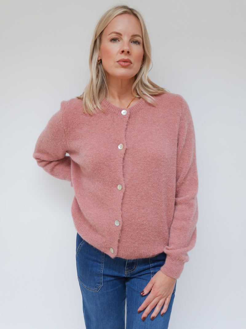Claudia Cardigan Rose