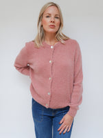 Claudia Cardigan Rose