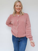 Claudia Cardigan Rose