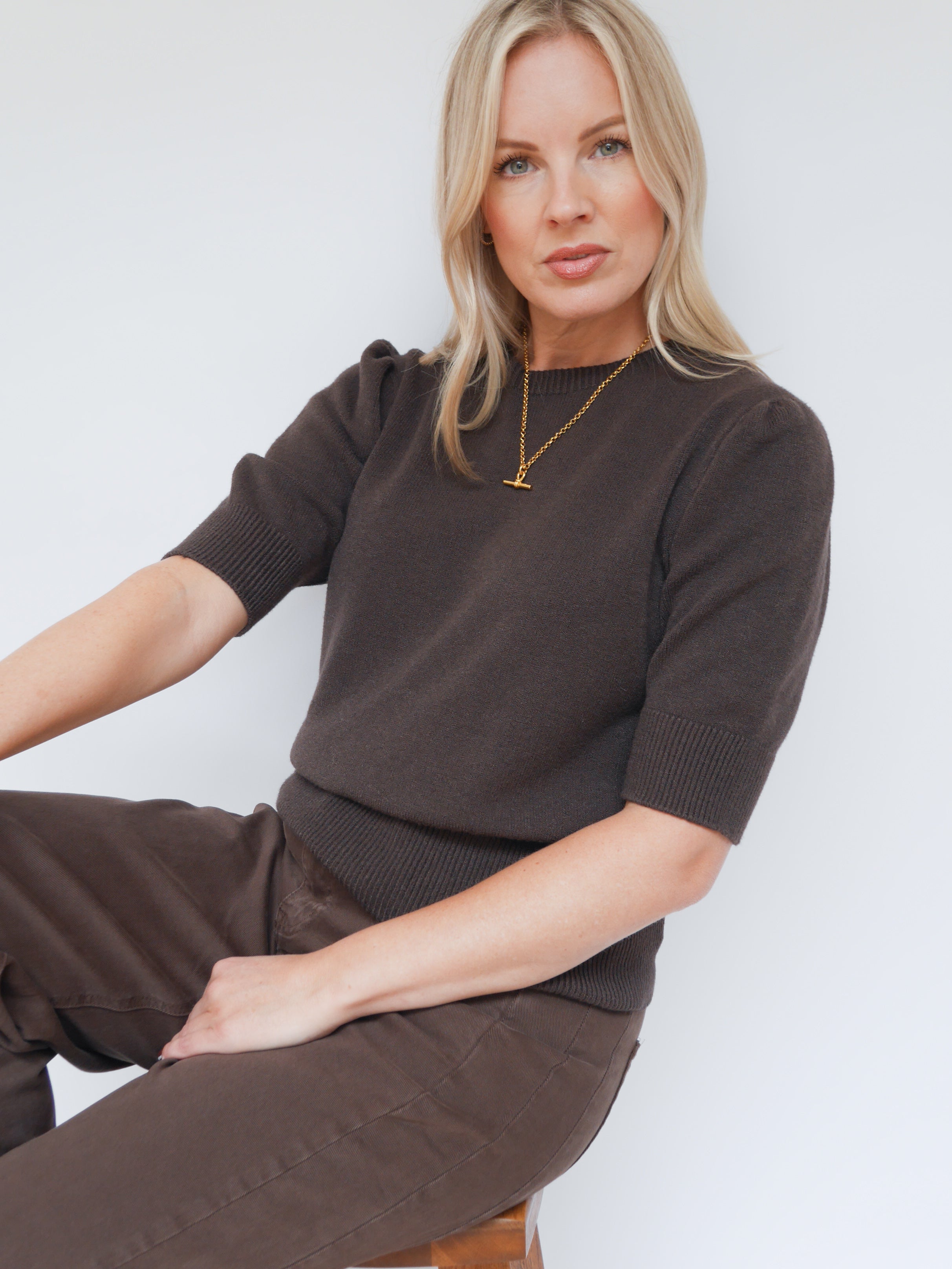 Bonnie Knit Chocolate