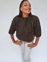 Abi Knit Mohair Chocolate