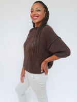 Abi Knit Mohair Chocolate