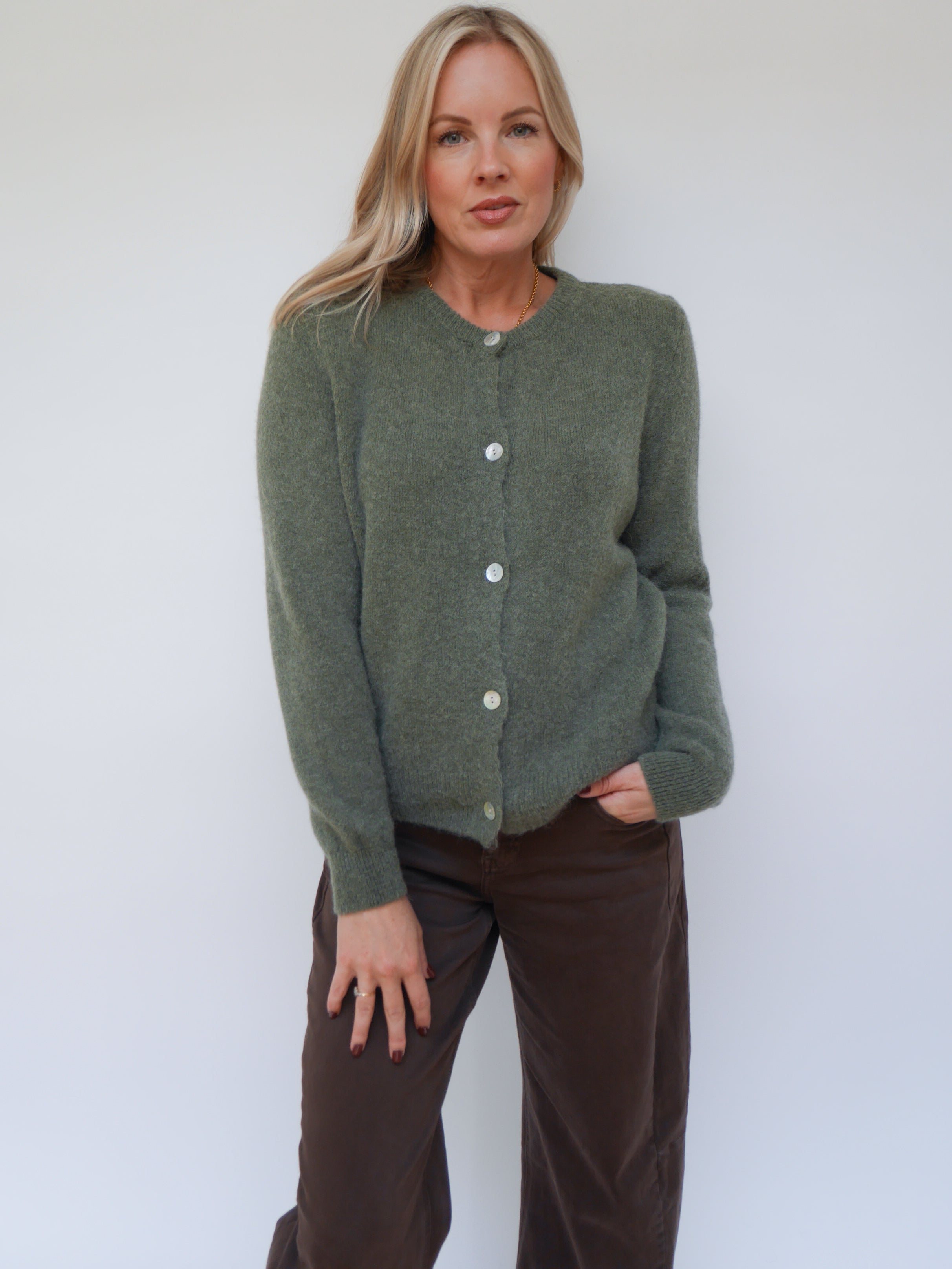 Claudia Cardigan Khaki