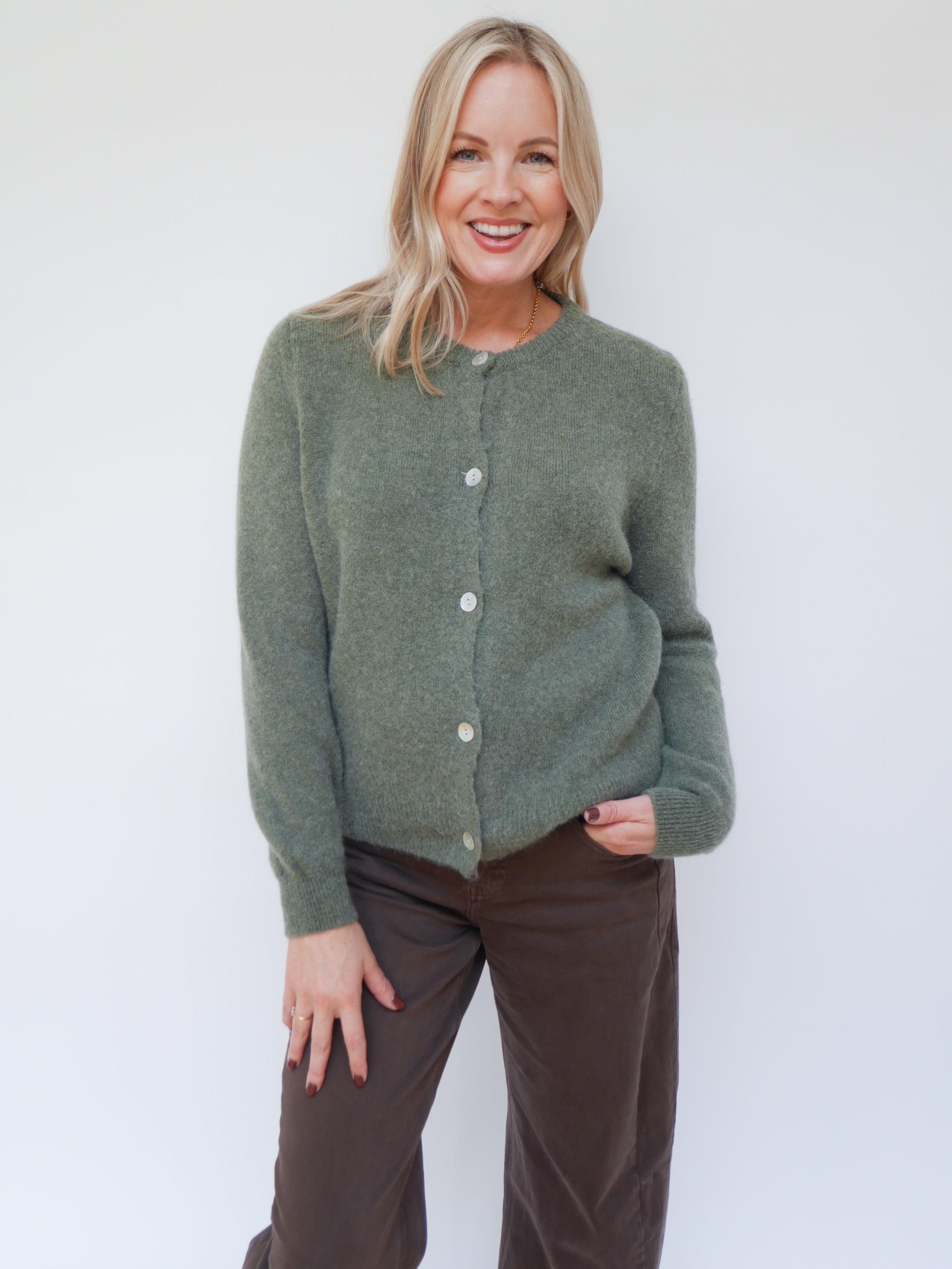 Claudia Cardigan Khaki