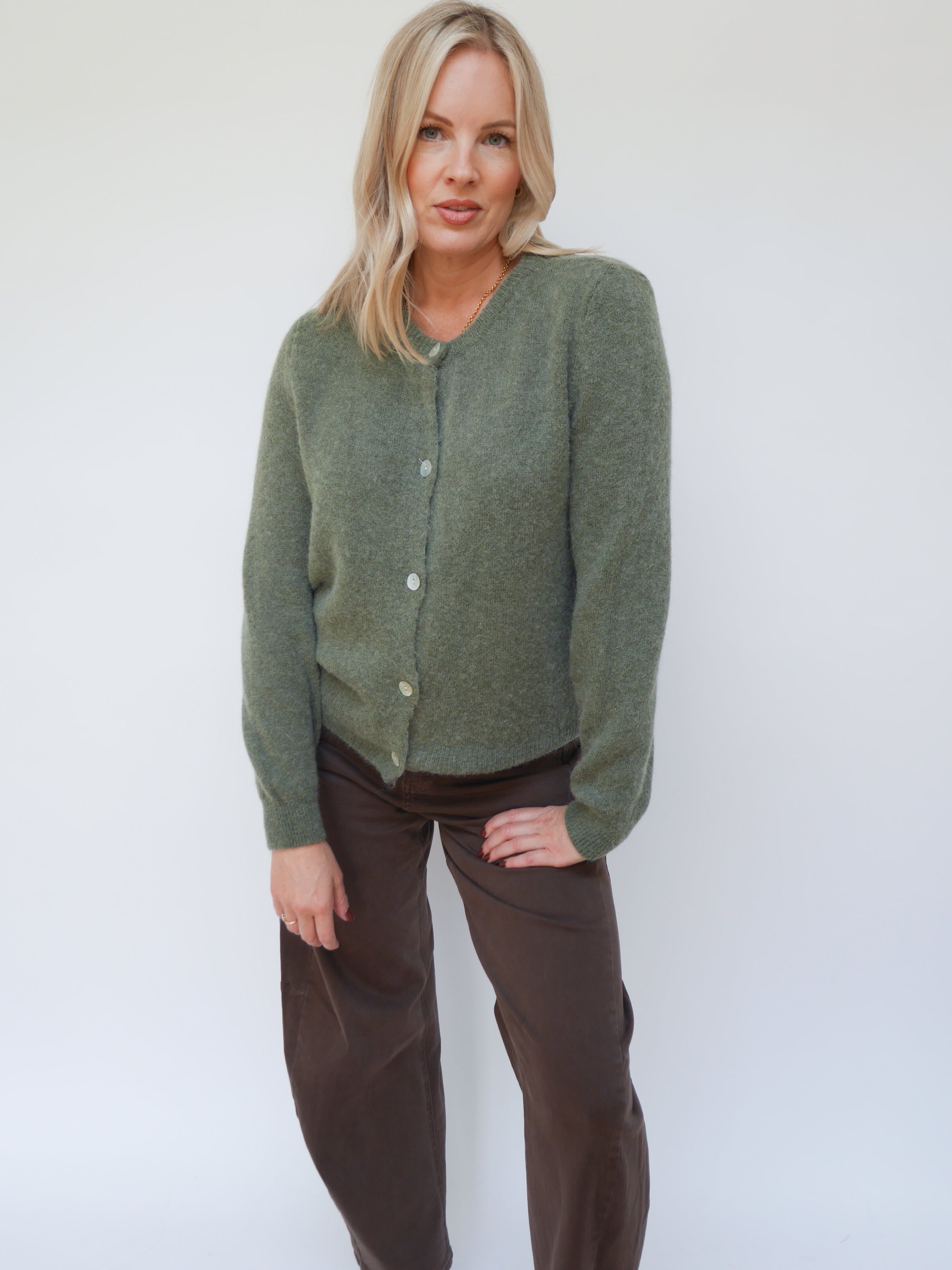 Claudia Cardigan Khaki