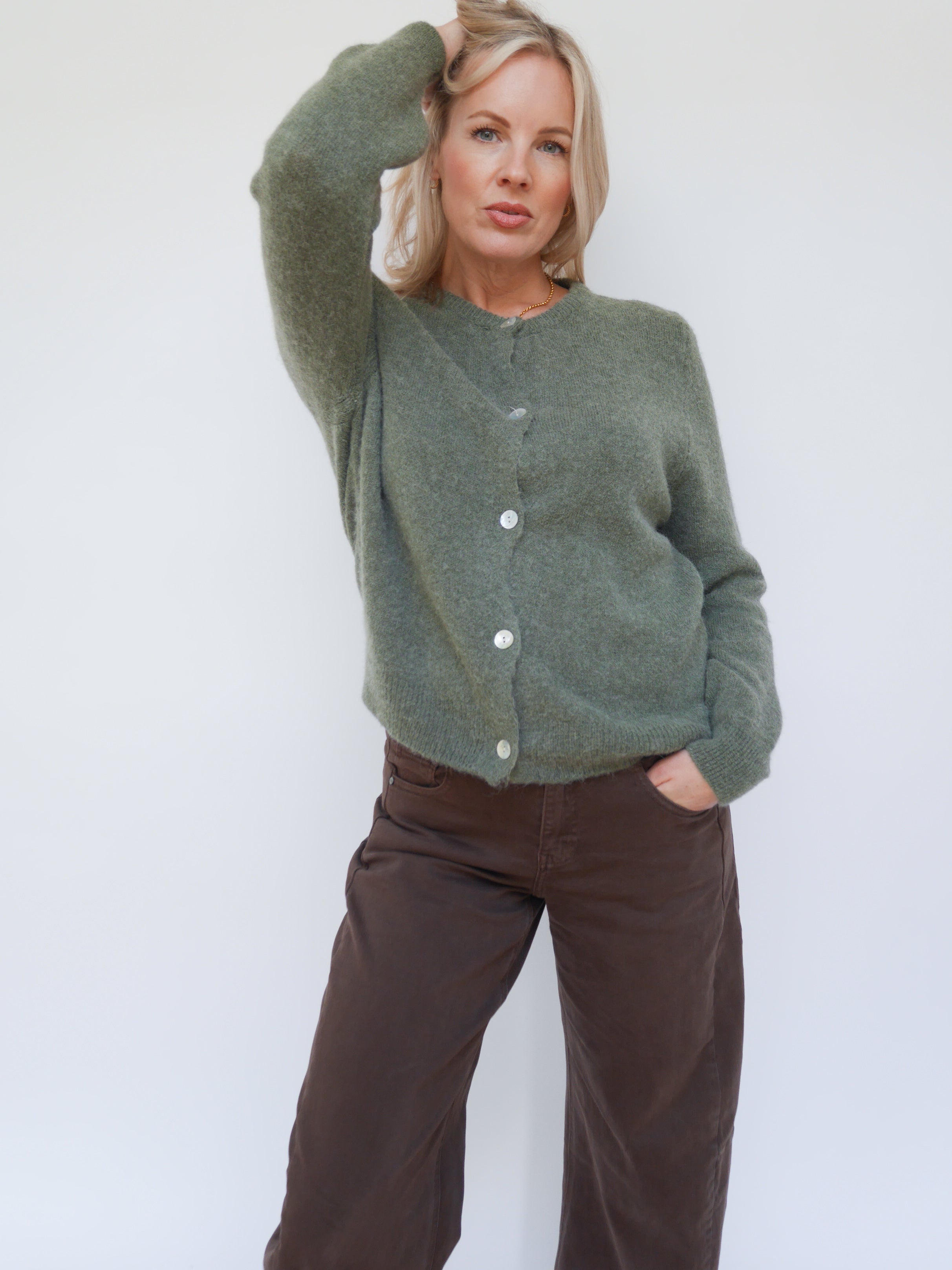 Claudia Cardigan Khaki