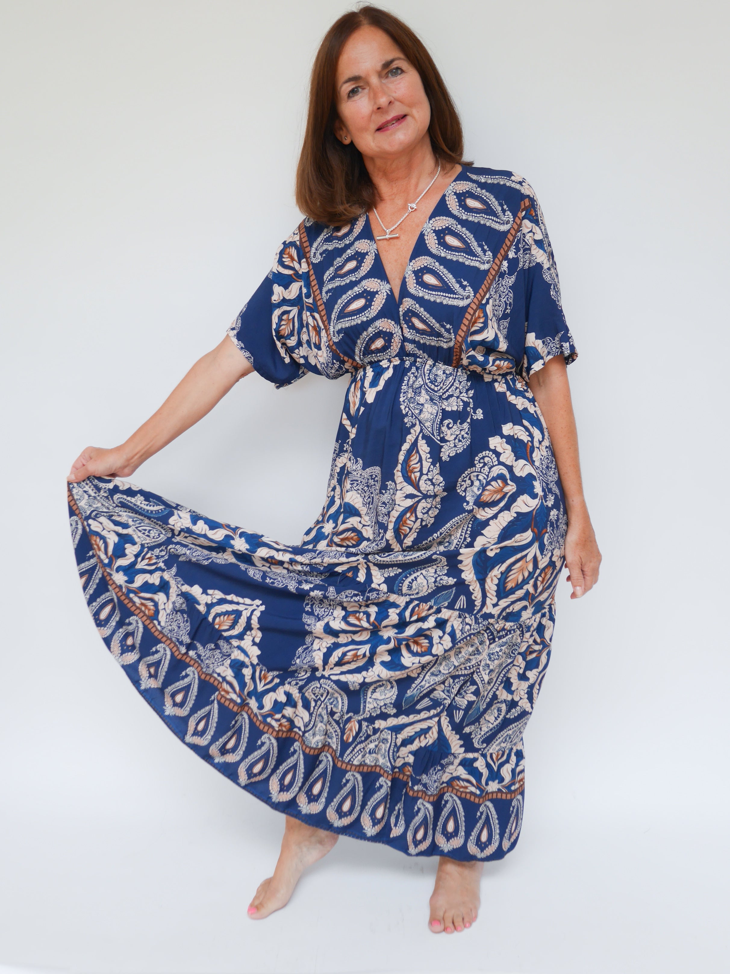 Jenna Dress Blue