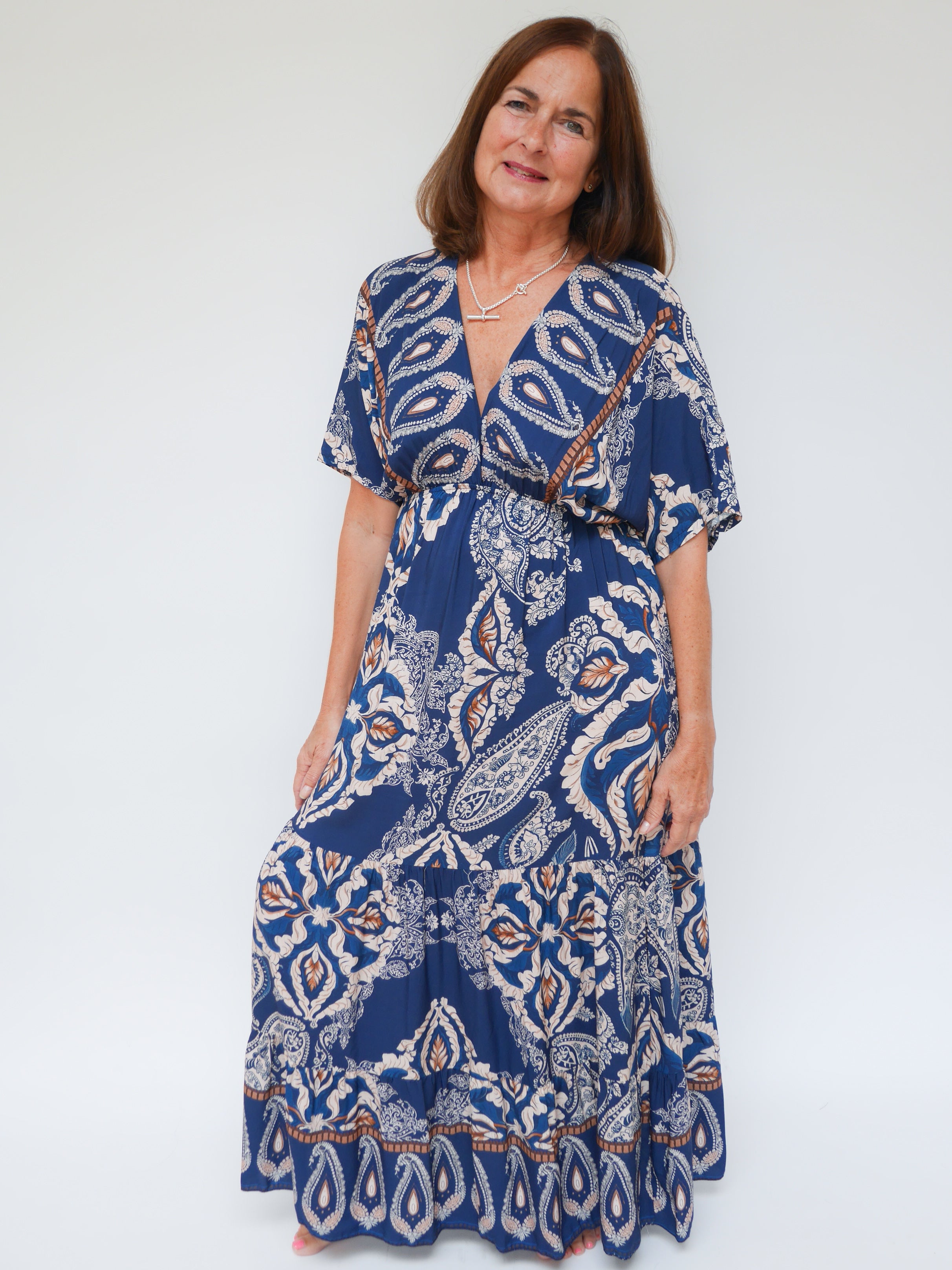Jenna Dress Blue