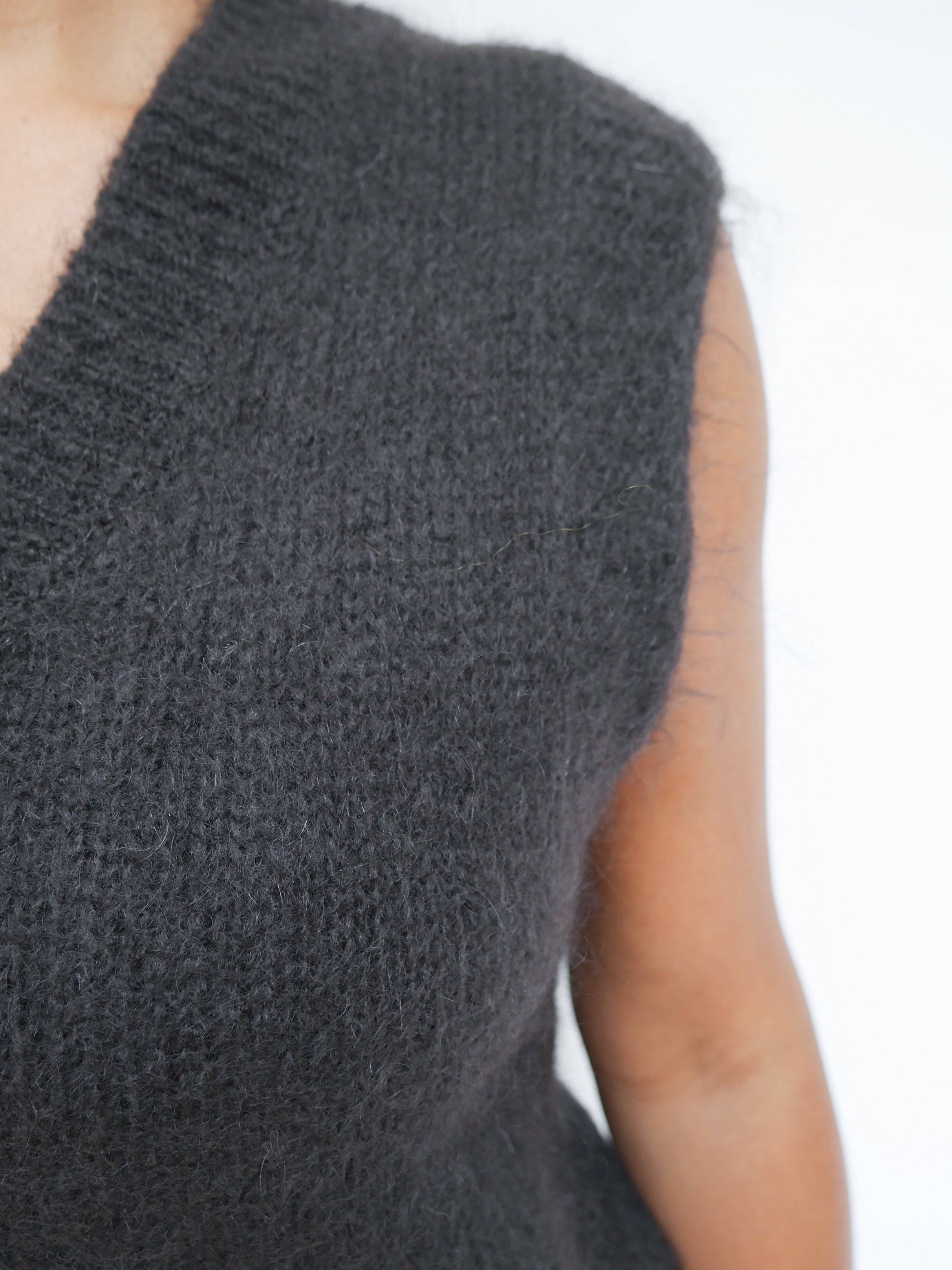 Alba Mohair Tank Chocolate