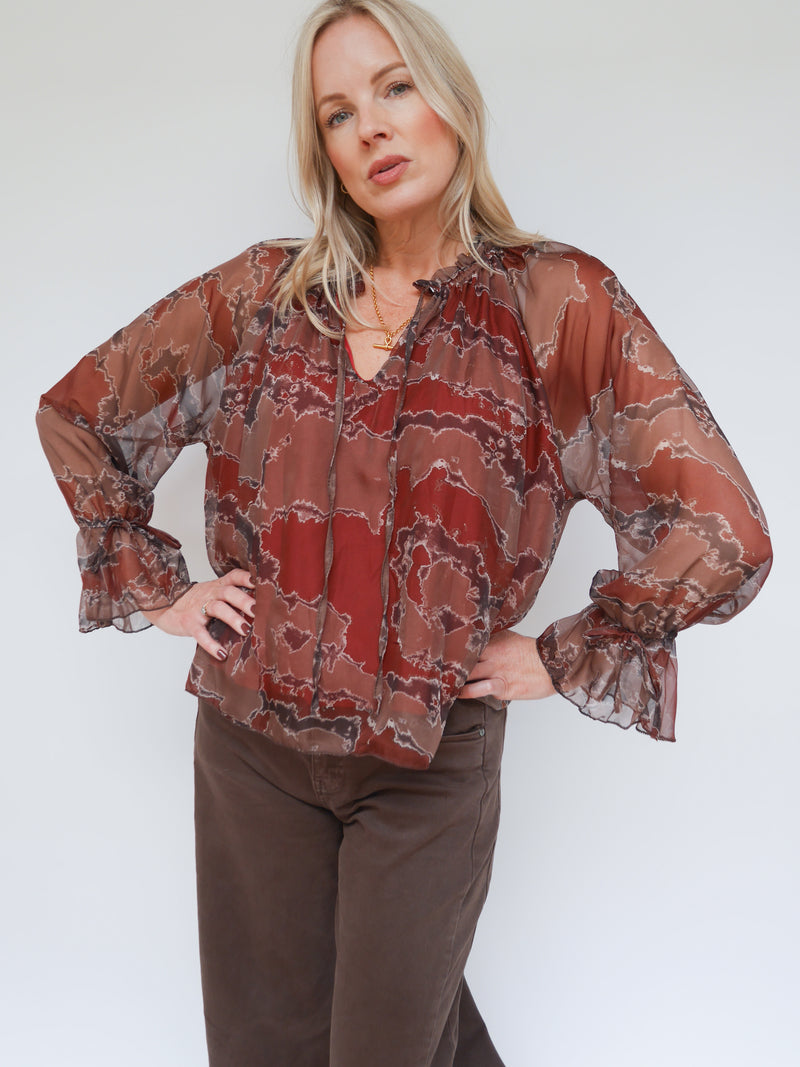 Anais Blouse Rust