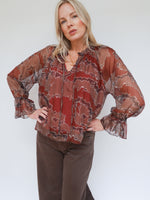 Anais Blouse Rust