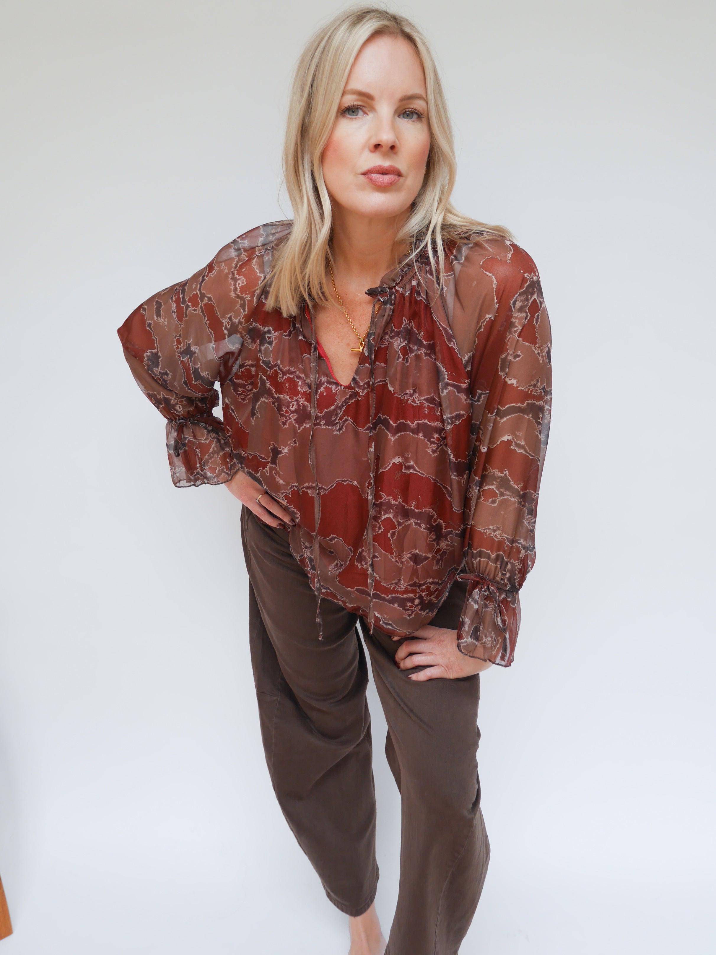 Anais Blouse Rust
