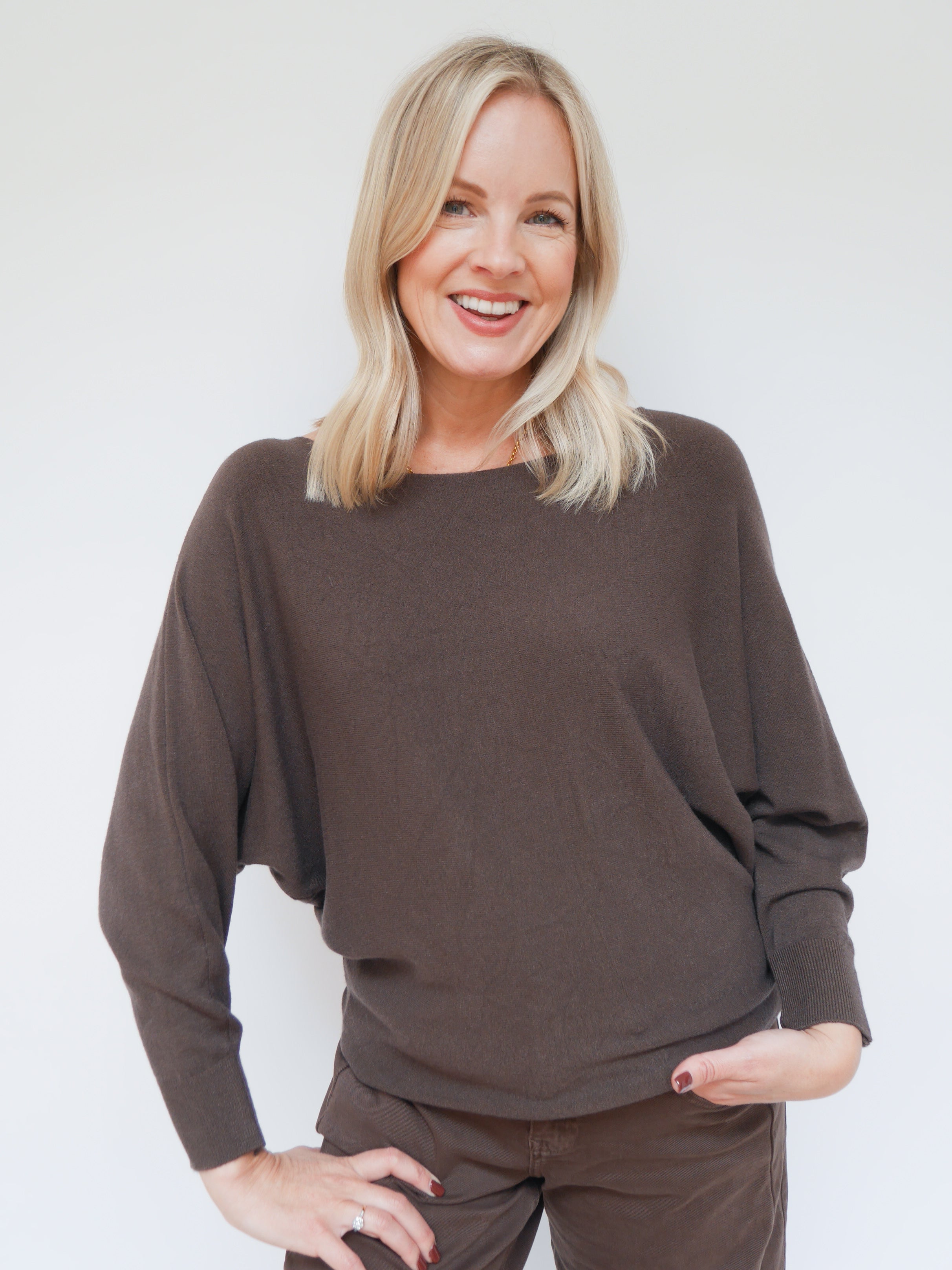 Jasmine Knit Chocolate