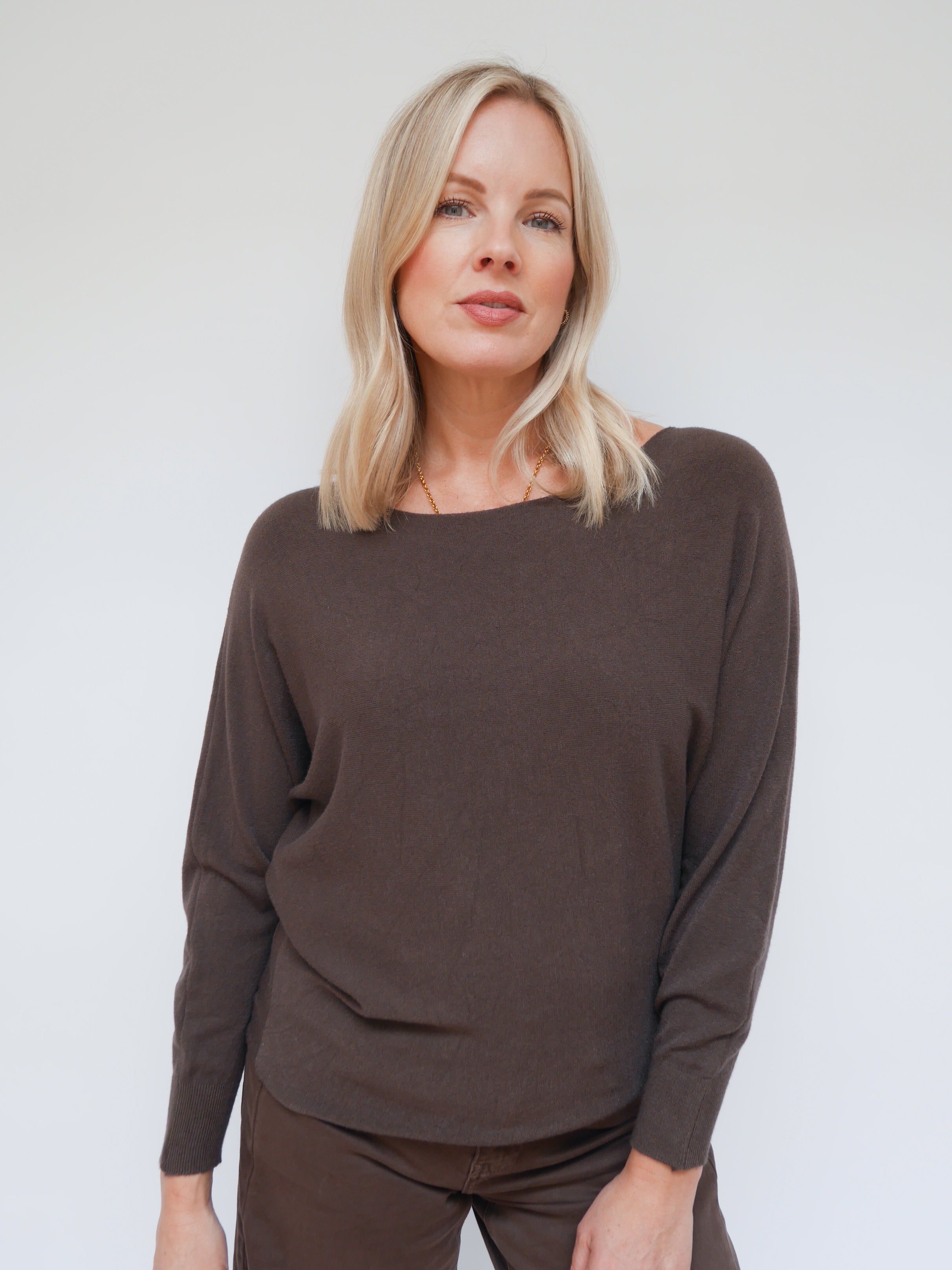 Jasmine Knit Chocolate