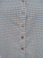 Lottie Gingham Camel