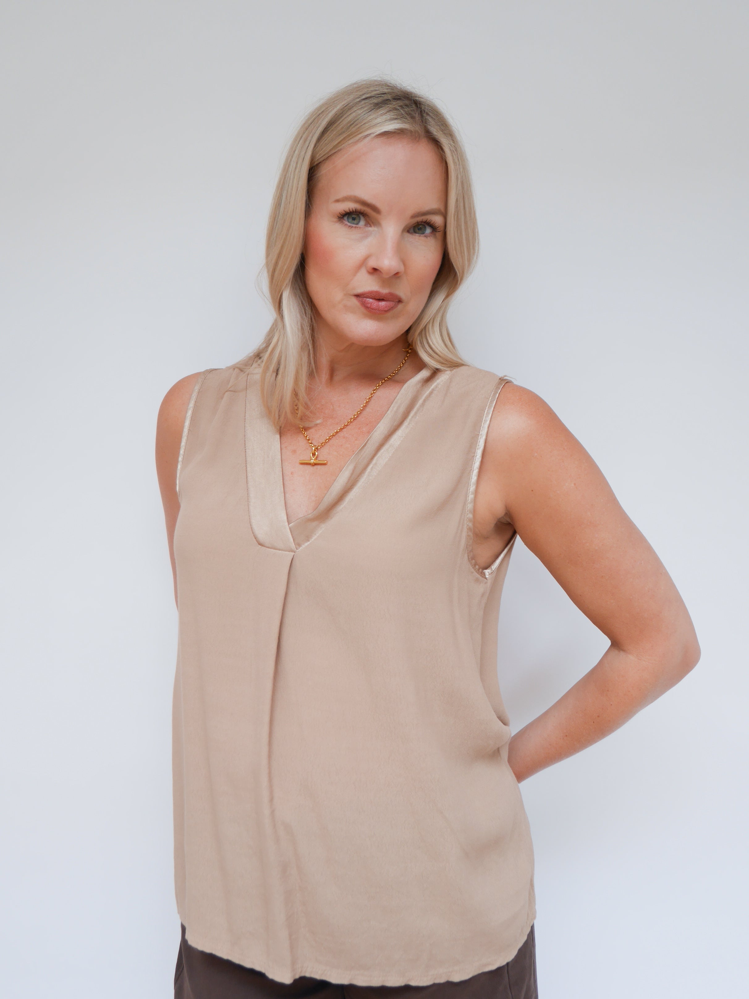 Keira Blouse Camel