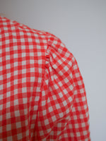 Lottie Gingham Orange