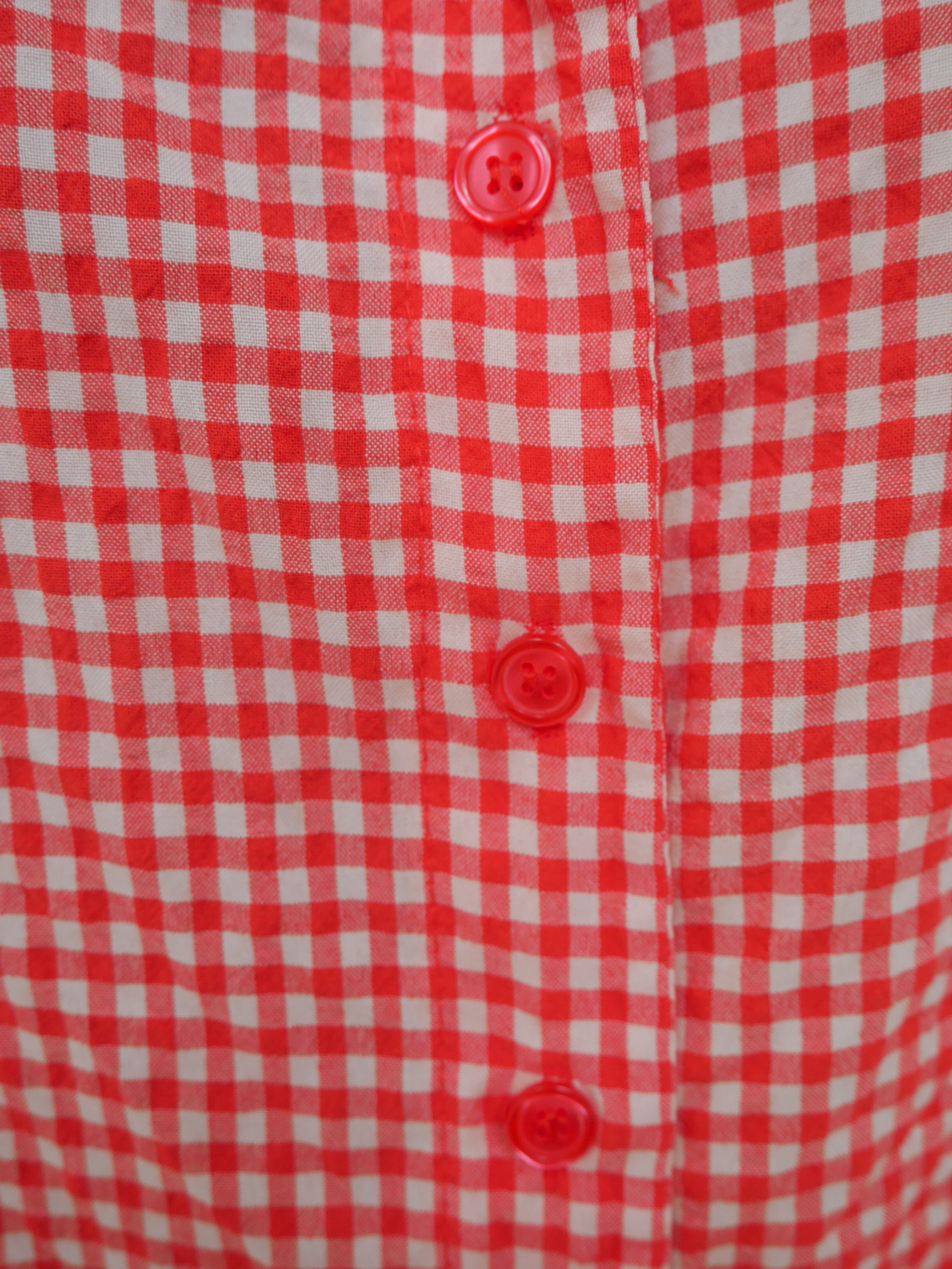 Lottie Gingham Orange