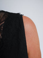 Amalee Linen Top Black